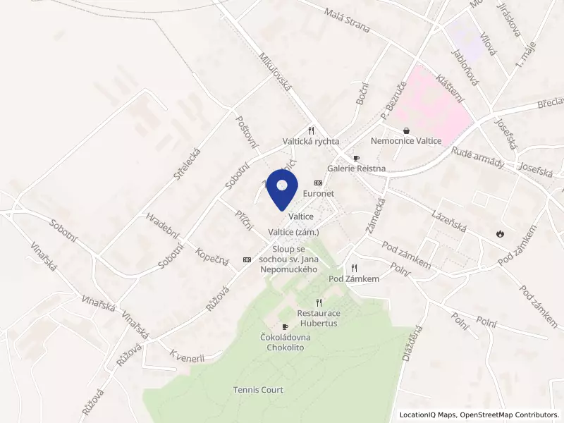 Město Valtice, nám. Svobody 21, 69142 Valtice - Valtice, IČO 00283665