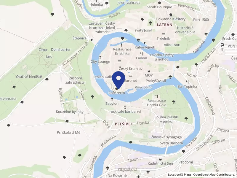 RETRO CAFE - CK s.r.o., Český Krumlov, Hradební 60, 38101 Český Krumlov - Vnitřní Město, IČO 28070763