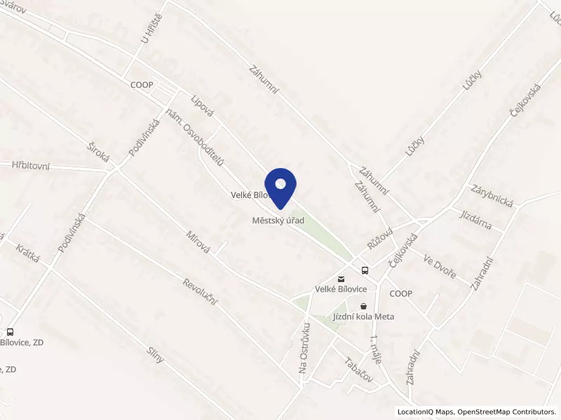 Město Velké Bílovice, nám. Osvoboditelů 570, 69102 Velké Bílovice - Velké Bílovice, IČO 00283673