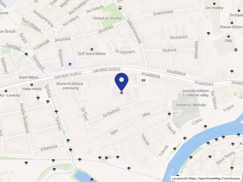 Křesťanská mateřská škola, Za Radnicí 1823, Staré Město. okres Uherské Hradiště, příspěvková organizace, Za Radnicí 1823, 68603 Staré Město - Staré Město, IČO 75022559