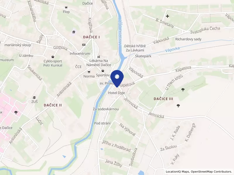 HOTEL DYJE TRAN s.r.o., Jemnická 1, 38001 Dačice - Dačice III, IČO 09666117