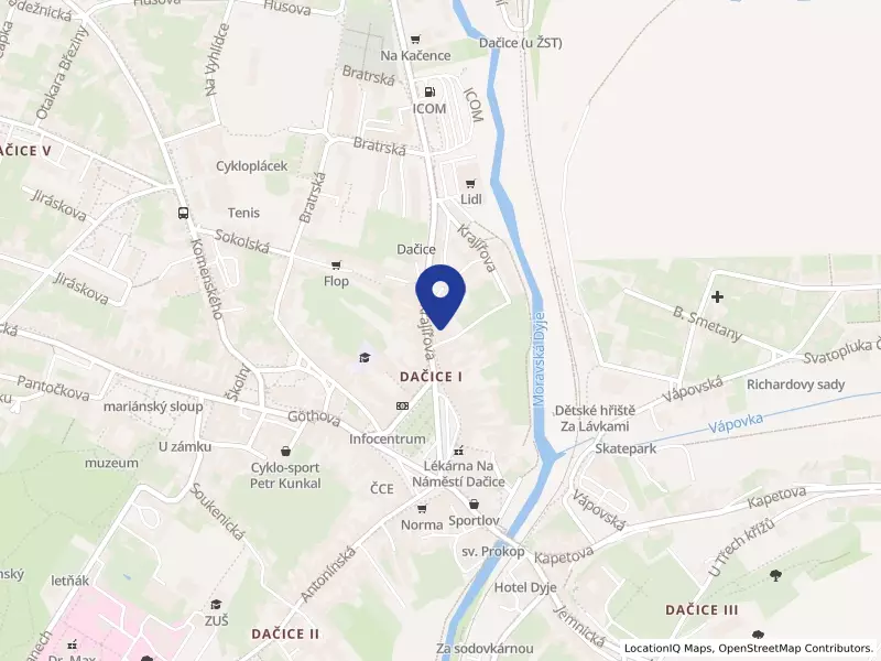 Město Dačice, Krajířova 27, 38001 Dačice - Dačice I, IČO 00246476