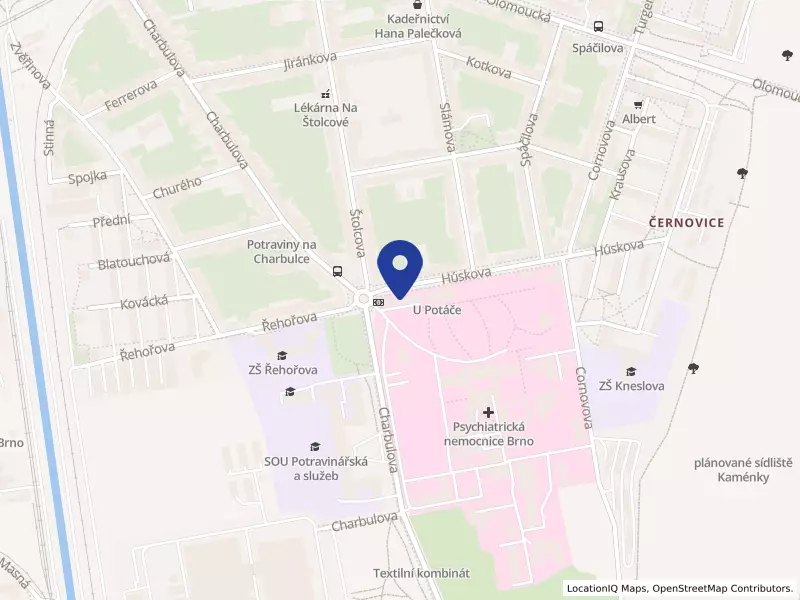 Psychiatrická nemocnice Brno, Húskova 1123/2, 61800 Brno - Černovice, IČO 00160105