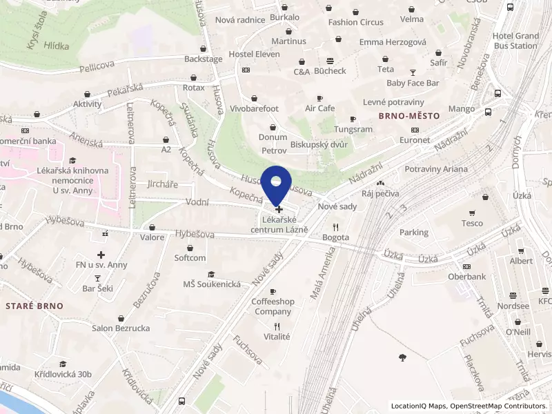 Lékařské centrum zdraví a estetické péče s.r.o., Nádražní 203/16, 60200 Brno - Staré Brno, IČO 29246768