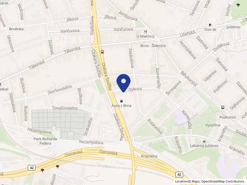 MERIDIE s.r.o., Dykova 1240/41, 63600 Brno - Židenice, IČO 60748681