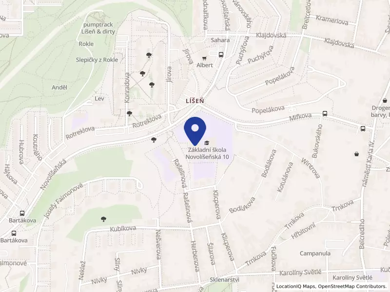 Školní jídelna, Brno, Novolíšeňská 10, příspěvková organizace, Novolíšeňská 2411/10, 62800 Brno - Líšeň, IČO 49466887