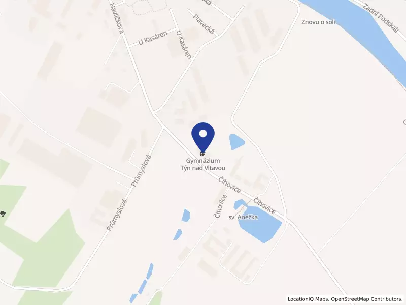 Gymnázium, Týn nad Vltavou, Havlíčkova 13, Čihovice 13, 37501 Týn nad Vltavou - Hněvkovice na levém břehu Vltavy, IČO 60076062