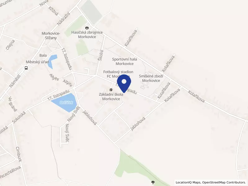 Mateřská škola Morkovice, příspěvková organizace, okres Kroměříž, 17. listopadu 720, 76833 Morkovice-Slížany - Morkovice, IČO 75022184