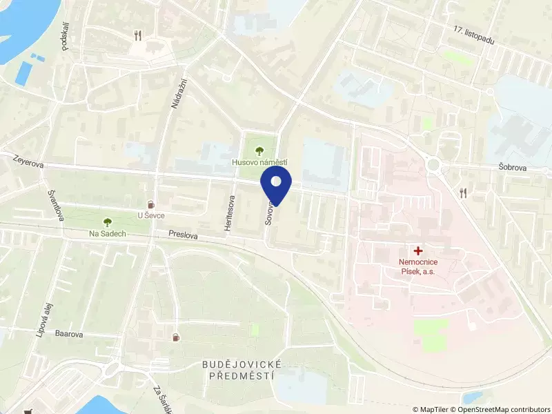 Domov Sovova, z. ú., Sovova 1556, 39701 Písek - Budějovické Předměstí, IČO 21042349
