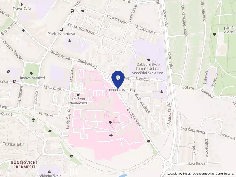 Hotel "U kapličky" s.r.o., Budějovická 2440, 39701 Písek - Budějovické Předměstí, IČO 28068378