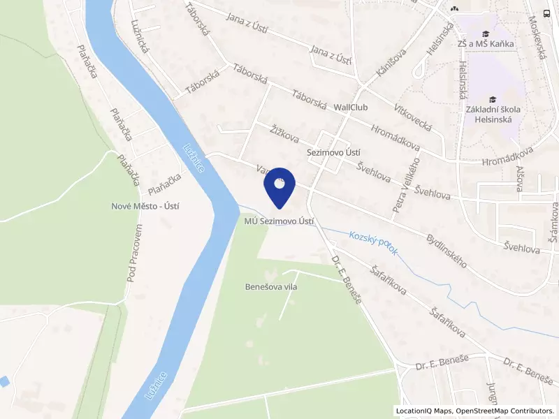 Město Sezimovo Ústí, Dr. E. Beneše 21/6, 39101 Sezimovo Ústí - Sezimovo Ústí, IČO 00252859