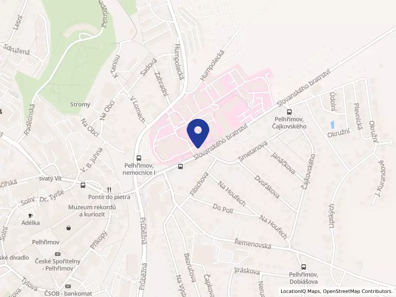 Nemocnice Pelhřimov, příspěvková organizace, Slovanského bratrství 710, 39301 Pelhřimov - Pelhřimov, IČO 00511951