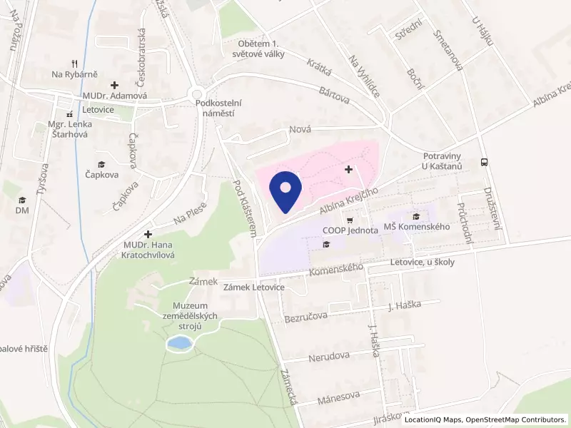 Nemocnice Letovice, příspěvková organizace, Pod klášterem 55/17, 67961 Letovice - Letovice, IČO 00387134