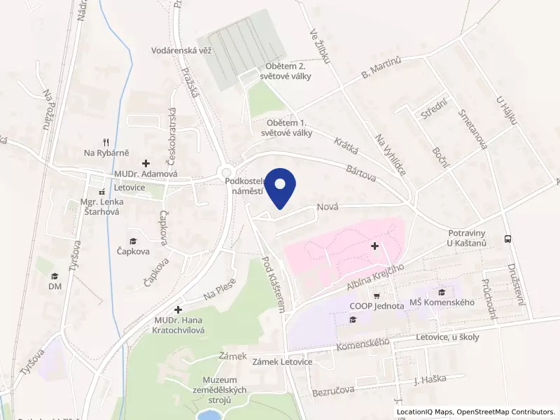 Městské kulturní středisko Letovice, příspěvková organizace, Nová 71/1, 67961 Letovice - Letovice, IČO 43420982
