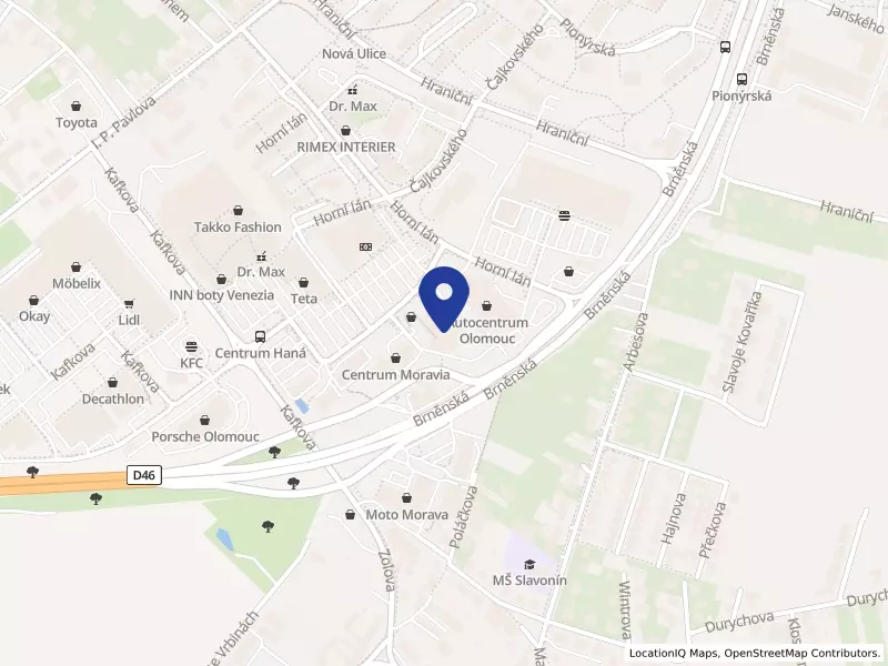 CENTRUM Moravia, spol. s r.o., Horní lán 415/3, 78301 Olomouc - Slavonín, IČO 25367862