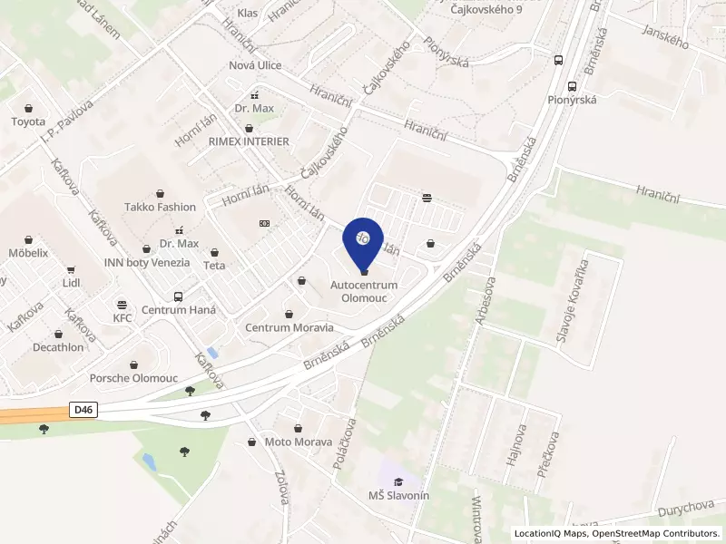 AUTOCENTRUM OLOMOUC s.r.o., Olomouc, Horní lán 445/1, 78301 Olomouc - Slavonín, IČO 25744631