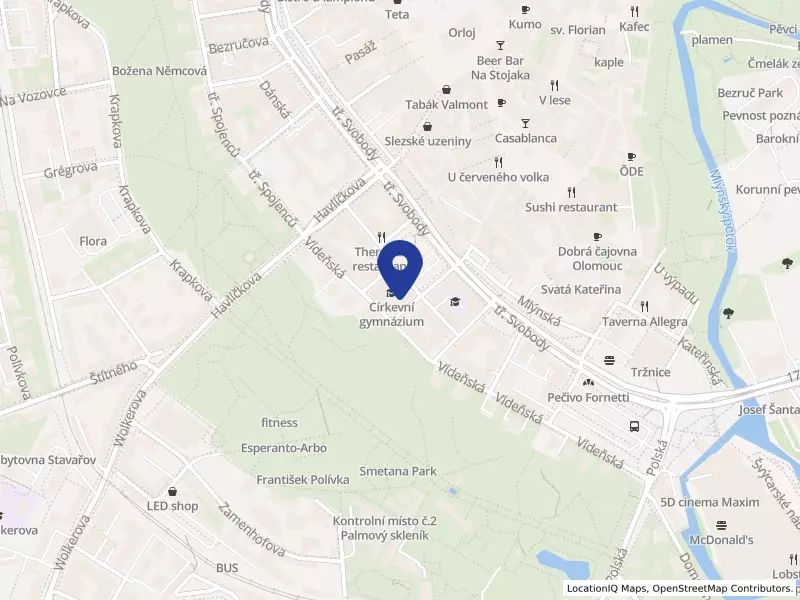 CÍRKEVNÍ GYMNÁZIUM NĚMECKÉHO ŘÁDU, Nešverova 693/1, 77900 Olomouc - Olomouc, IČO 61942839