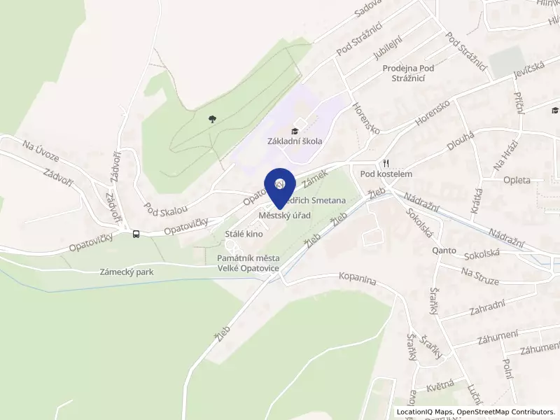 Město Velké Opatovice, Zámek 14, 67963 Velké Opatovice - Velké Opatovice, IČO 00281247