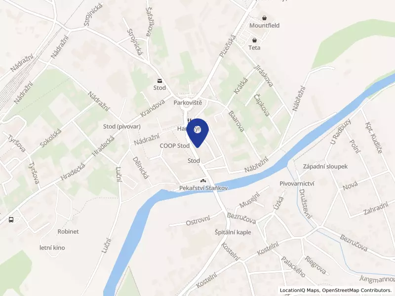 Město Stod, nám. ČSA 294, 33301 Stod - Stod, IČO 00257265