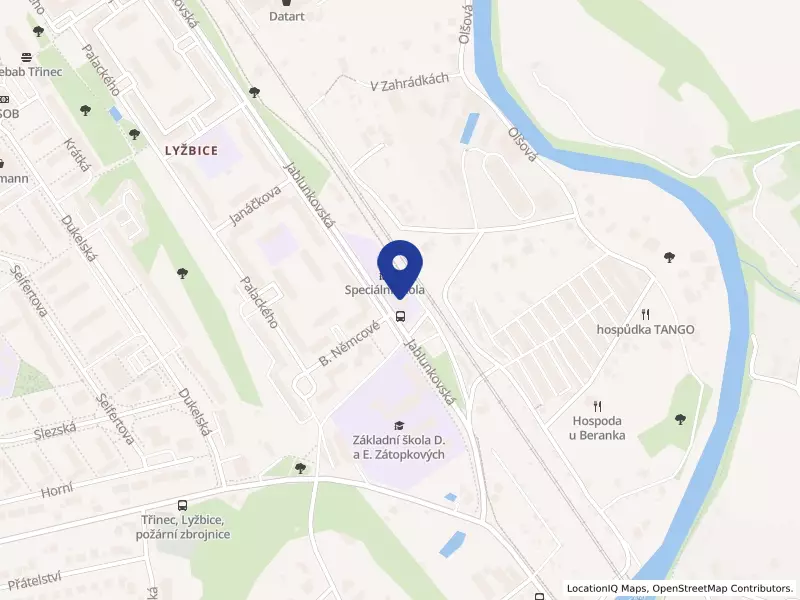 Střední škola, Základní škola a Mateřská škola, Třinec, Jablunkovská 241, příspěvková organizace, Třinec, Jablunkovská 241, 73961 Třinec - Lyžbice, IČO 69610126
