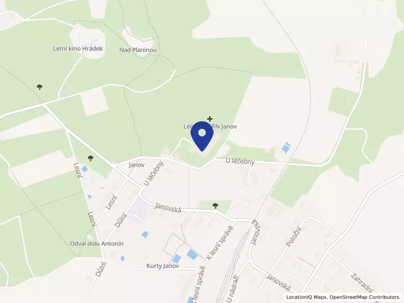 Léčebna tuberkulózy a respiračních nemocí Janov, Mirošov, U léčebny 500, 33843 Mirošov - Mirošov, IČO 00669784