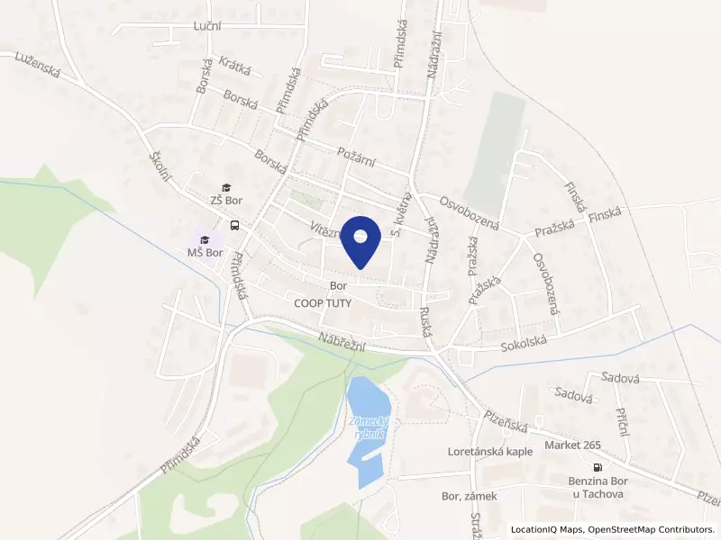 Město Bor, náměstí Republiky 1, 34802 Bor - Bor, IČO 00259713