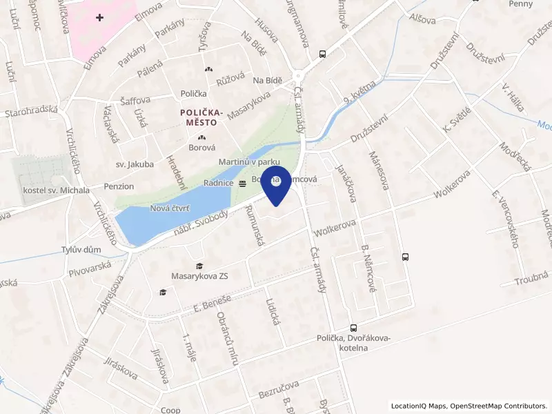 Gymnázium, Polička, nábřeží Svobody 306, nábř. Svobody 306, 57201 Polička - Horní Předměstí, IČO 62032178