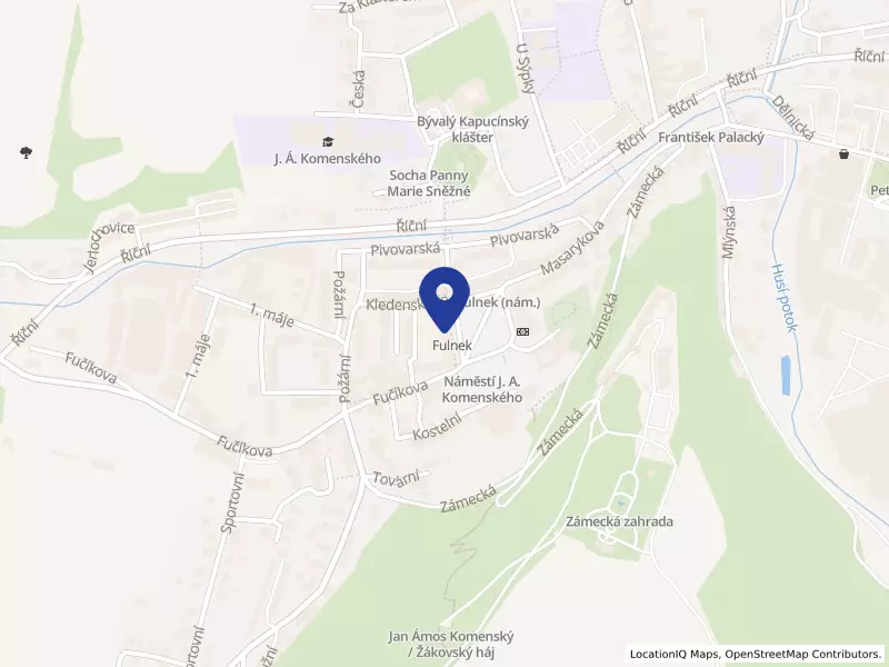 Město Fulnek, nám. Komenského 12, 74245 Fulnek - Fulnek, IČO 00297861