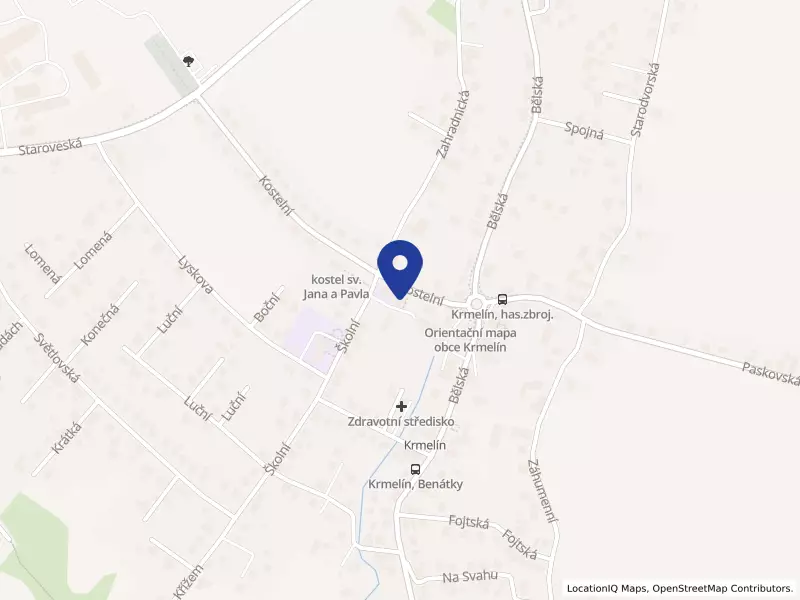 Obec Krmelín, Kostelní 70, 73924 Krmelín - Krmelín, IČO 00296848