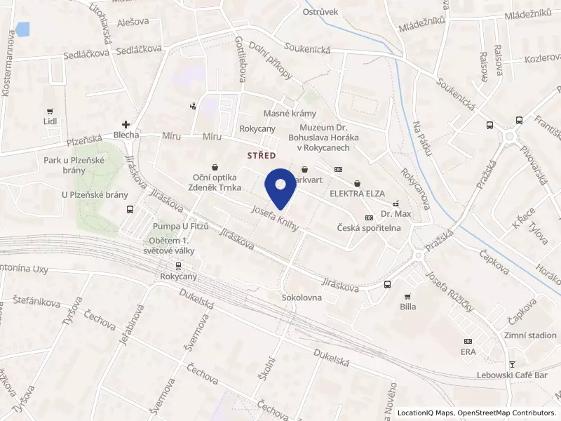 Jednota, konzumní družstvo Rokycany, Josefa Knihy 177, 33701 Rokycany - Střed, IČO 00031992