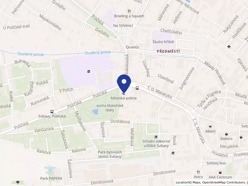 Město Svitavy, T. G. Masaryka 5/35, 56802 Svitavy - Předměstí, IČO 00277444