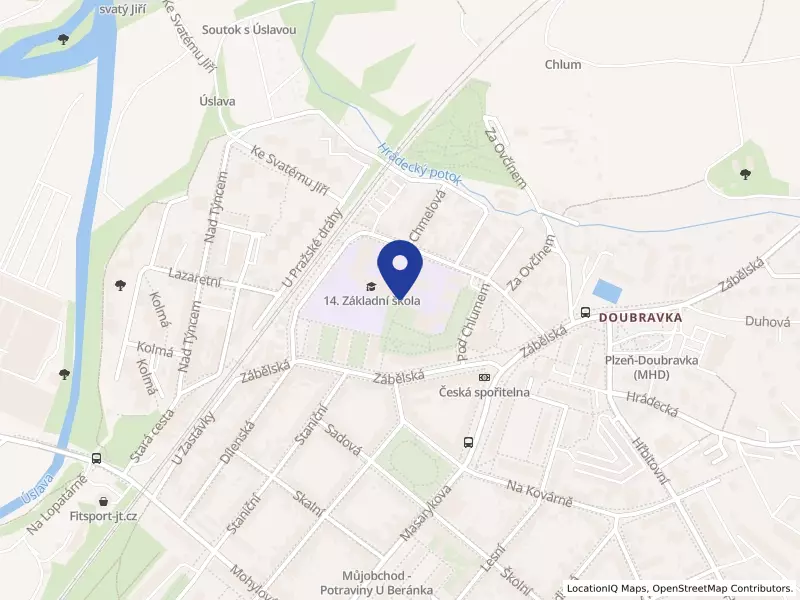 14. základní škola Plzeň, Zábělská 25, příspěvková organizace, Zábělská 1220/25, 31200 Plzeň - Doubravka, IČO 68784643