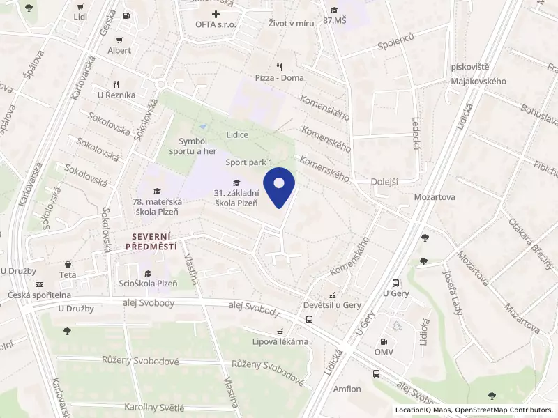 31. základní škola Plzeň, E. Krásnohorské 10, příspěvková organizace, Elišky Krásnohorské 814/10, 32300 Plzeň - Severní Předměstí, IČO 70879443