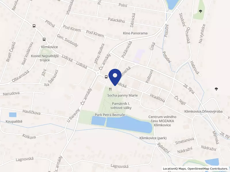 Město Klimkovice, Lidická 1, 74283 Klimkovice - Klimkovice, IČO 00298051
