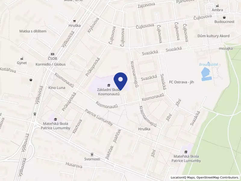 Základní škola a mateřská škola Ostrava-Zábřeh, Kosmonautů, příspěvková organizace, Kosmonautů 2217/15, 70030 Ostrava - Zábřeh, IČO 70944687