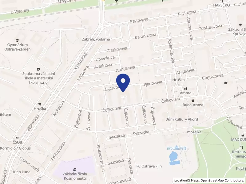 Domov Čujkovova, Ostrava-Zábřeh, příspěvková organizace, Čujkovova 1717/25, 70030 Ostrava - Zábřeh, IČO 70631875
