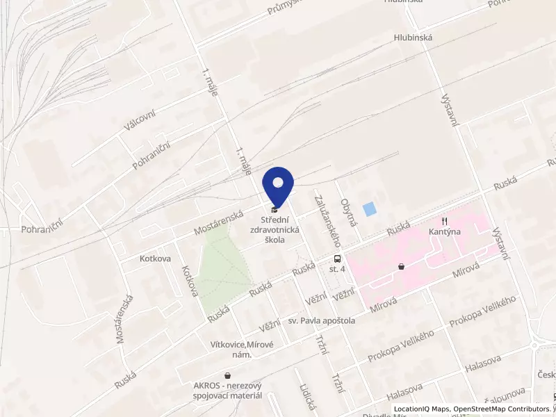 Střední zdravotnická škola a Vyšší odborná škola zdravotnická, Ostrava, příspěvková organizace, Jeremenkova 754/2, 70300 Ostrava - Vítkovice, IČO 00600920