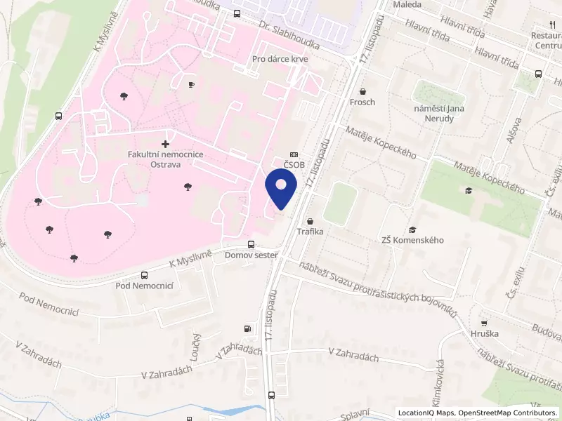 Fakultní nemocnice Ostrava, 17. listopadu 1790/5, 70800 Ostrava - Poruba, IČO 00843989