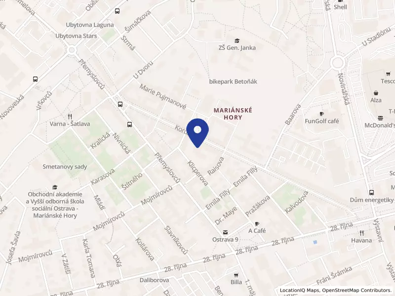 Středisko volného času Korunka, Ostrava - Mariánské Hory, příspěvková organizace, Korunní 699/49, 70900 Ostrava - Mariánské Hory, IČO 75080508