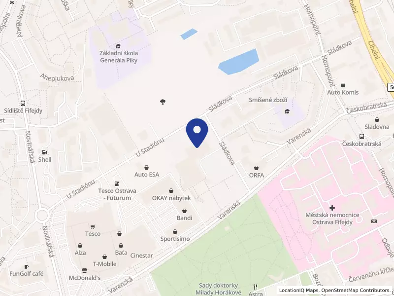 Tělovýchovná jednota Ostrava, Varenská 3098/40a, 70200 Ostrava - Moravská Ostrava, IČO 00561916