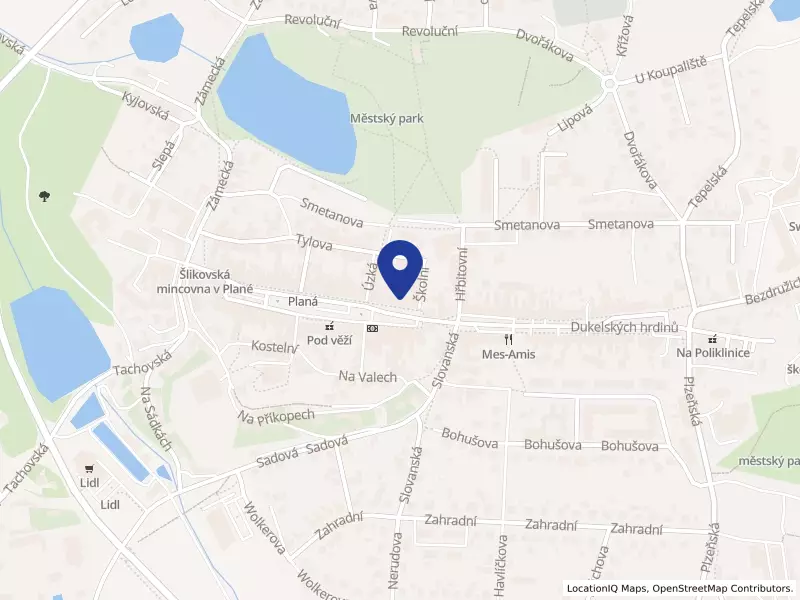 Město Planá, náměstí Svobody 1, 34815 Planá - Planá, IČO 00260096