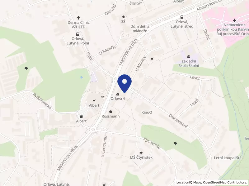 Město Orlová, Osvobození 796, 73514 Orlová - Lutyně, IČO 00297577