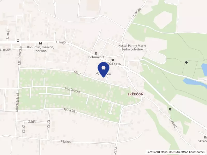 Základní škola a Mateřská škola Bohumín - Skřečoň 1.máje 217 okres Karviná, příspěvková organizace, 1. máje 217, 73531 Bohumín - Skřečoň, IČO 75029138