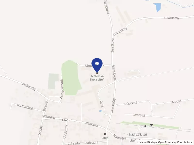 Mateřská škola, Liteň, Zámecký park 178, 26727 Liteň - Liteň, IČO 47558181