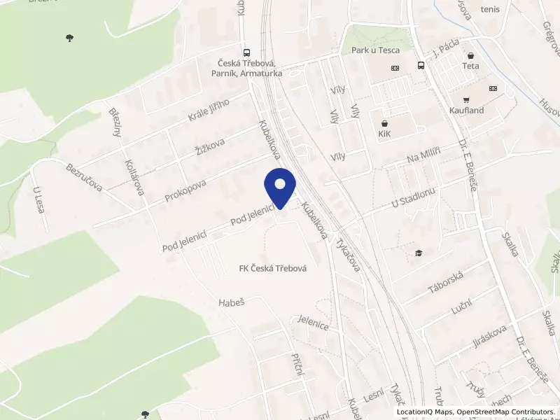 FK Česká Třebová s.r.o., Pod Jelenicí 597, 56002 Česká Třebová - Parník, IČO 62062174