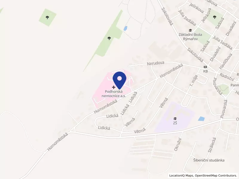 Nemocnice AGEL Podhorská a.s., Hornoměstská 549/16, 79501 Rýmařov - Rýmařov, IČO 47668989