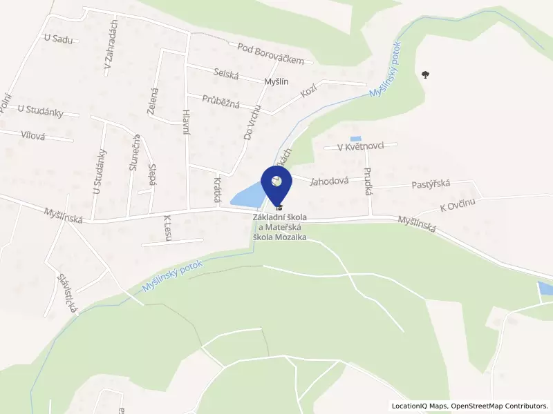 Základní škola a Mateřská škola Mozaika, školská právnická osoba, Myšlínská 30, 25164 Mnichovice - Myšlín, IČO 71341447