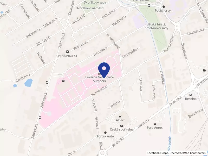 Nemocnice Šumperk a.s., Nerudova 640/41, 78701 Šumperk - Šumperk, IČO 47682795