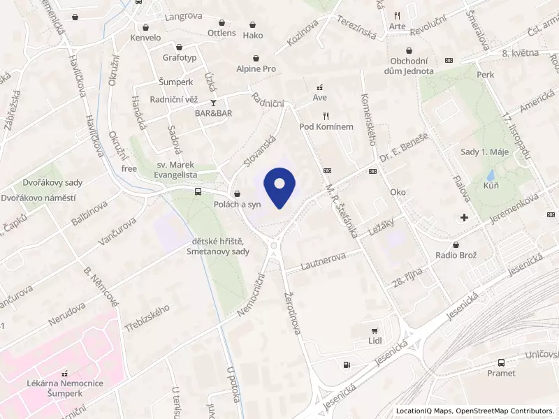 Základní škola Šumperk, Dr. E. Beneše 1, Dr. E. Beneše 974/1, 78701 Šumperk - Šumperk, IČO 00852295