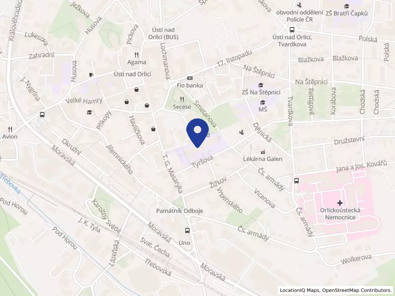 Gymnázium, Ústí nad Orlicí, T. G. Masaryka 106, T. G. Masaryka 106, 56201 Ústí nad Orlicí - Ústí nad Orlicí, IČO 00401081